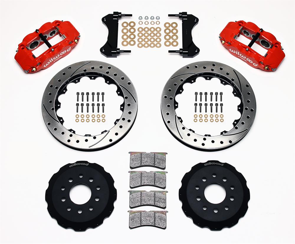 Wilwood Forged Narrow Superlite 6R Big Brake Front Brake Kits 140-9833-DR