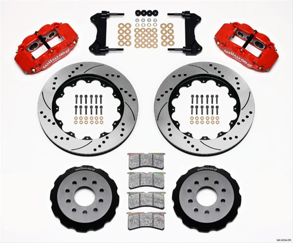 Wilwood Forged Narrow Superlite 6R Big Brake Front Brake Kits 140-9834-DR