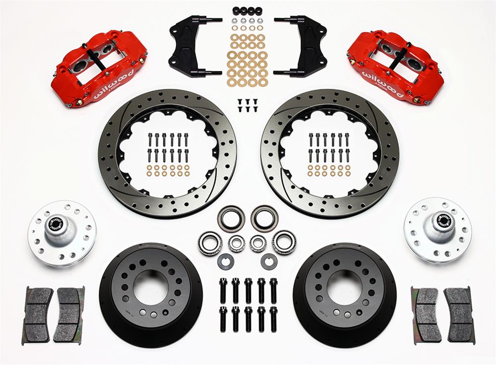 Wilwood Forged Narrow Superlite 6R Big Brake Front Brake Kits 140-9919-DR