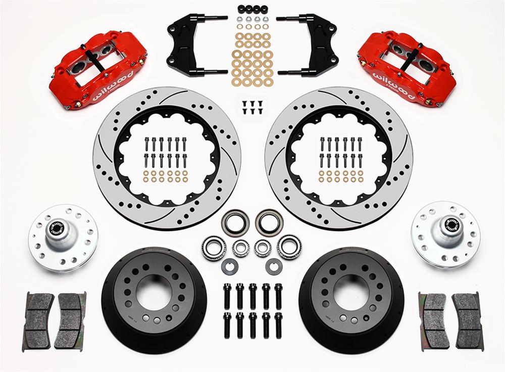 Wilwood Forged Narrow Superlite 6R Big Brake Front Brake Kits 140-9920-DR