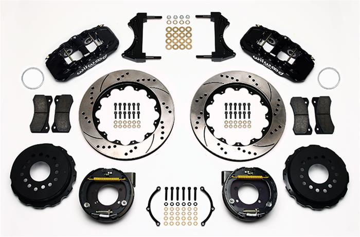 Wilwood AERO4 Big Brake Rear Parking Brake Kits 140-10952-D