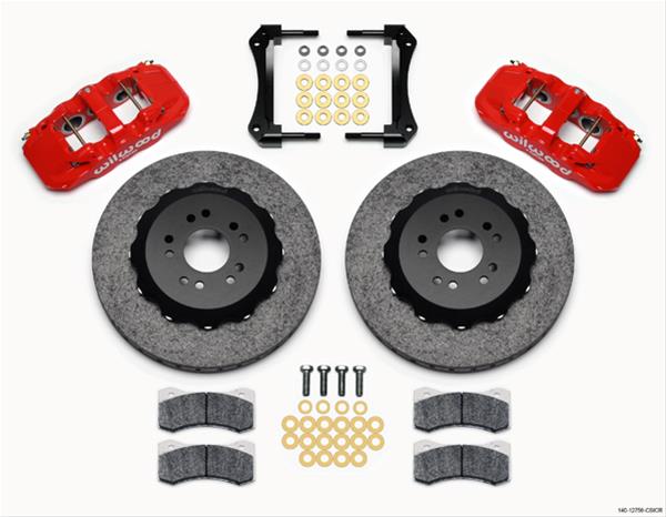 Wilwood AERO6 WCCB Carbon Ceramic Big Brake Front Brake Kits 140-12756-CSICR