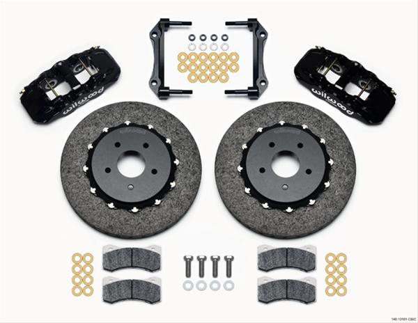Wilwood AERO4 WCCB Carbon-Ceramic Big Brake Rear Parking Brake Kits 140-13161-CSIC