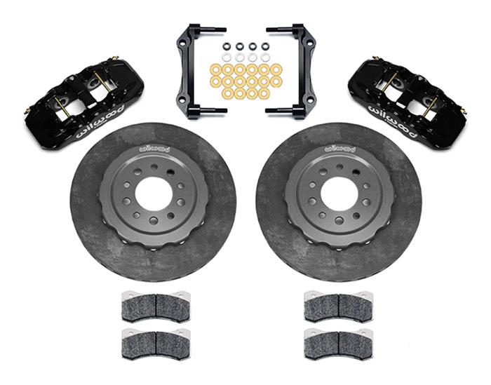 Wilwood AERO4 WCCB Carbon-Ceramic Big Brake Rear Parking Brake Kits 140-14650-CSIC