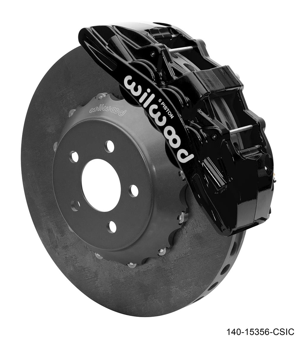 Wilwood SX6R WCCB Carbon-Ceramic Big Brake Front Brake Kits 140-15356-CSIC
