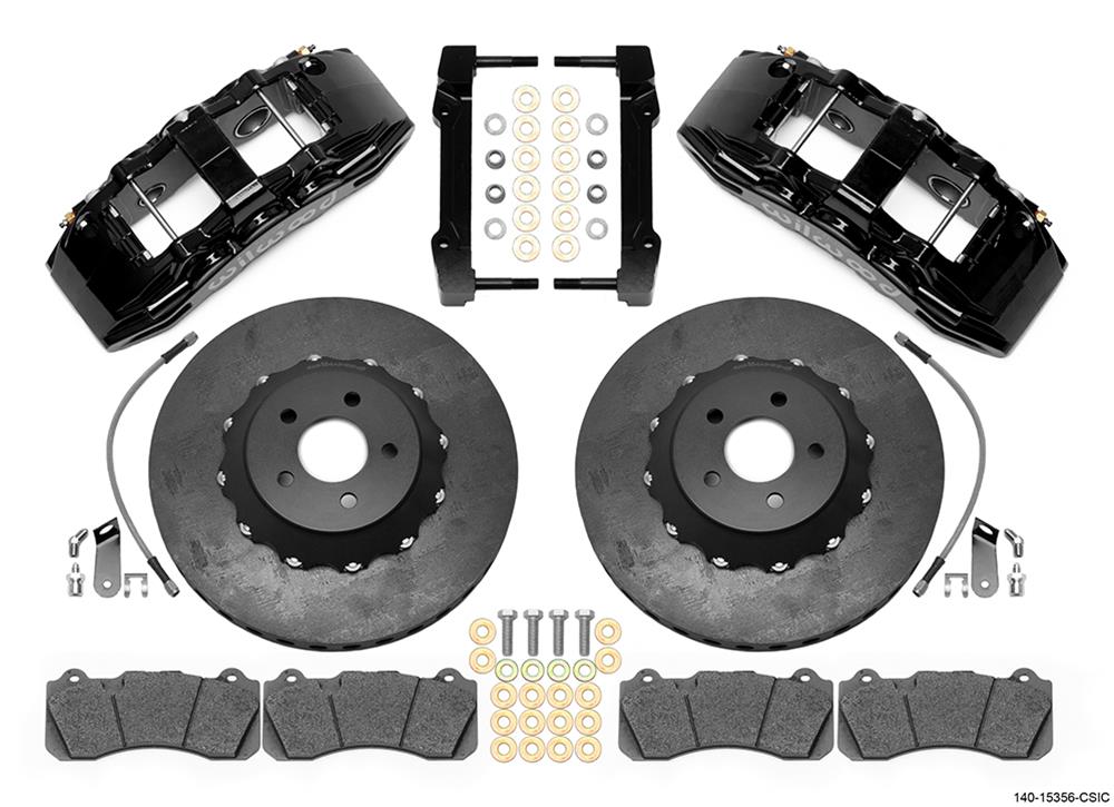 Wilwood SX6R WCCB Carbon-Ceramic Big Brake Front Brake Kits 140-15356-CSIC