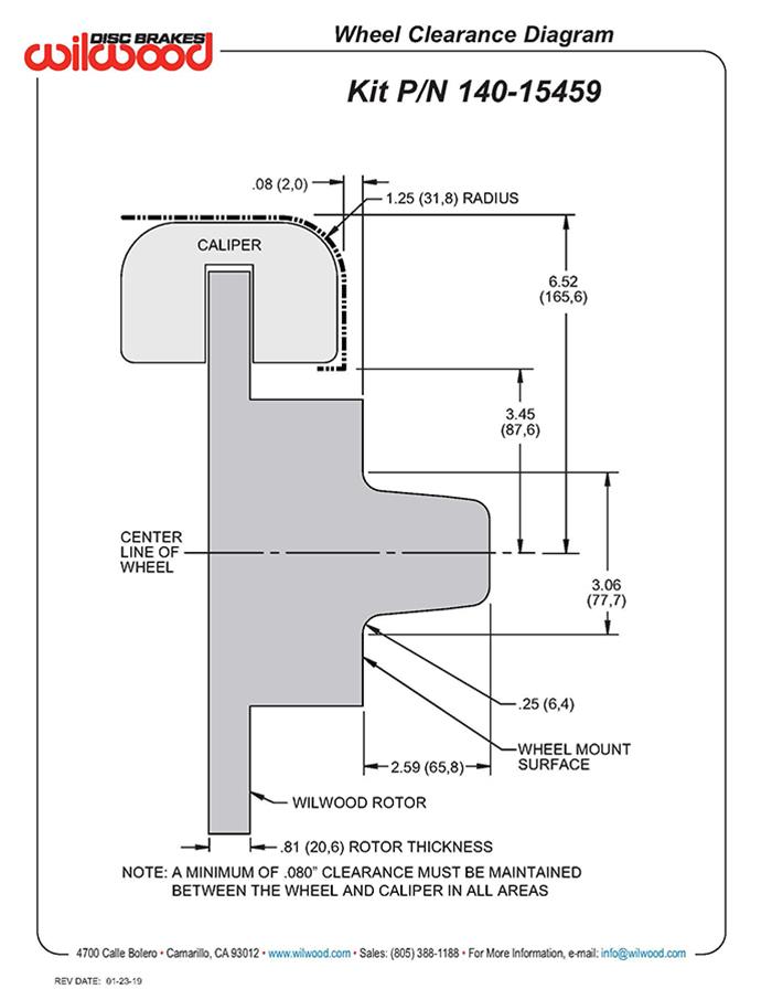 Wilwood Forged Dynalite Pro Series Front Disc Brake Kits 140-15459-DR