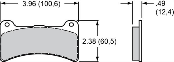 Wilwood Smart Pad BP-10 Brake Pads 150-11363K