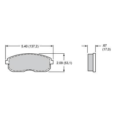 Wilwood ProMatrix Brake Pads 150-9677K