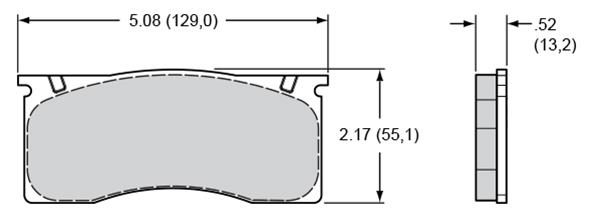 Wilwood ProMatrix Brake Pads 150-D0011K