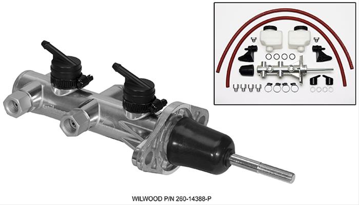 Wilwood Combination Remote Tandem Master Cylinders 260-14388-P