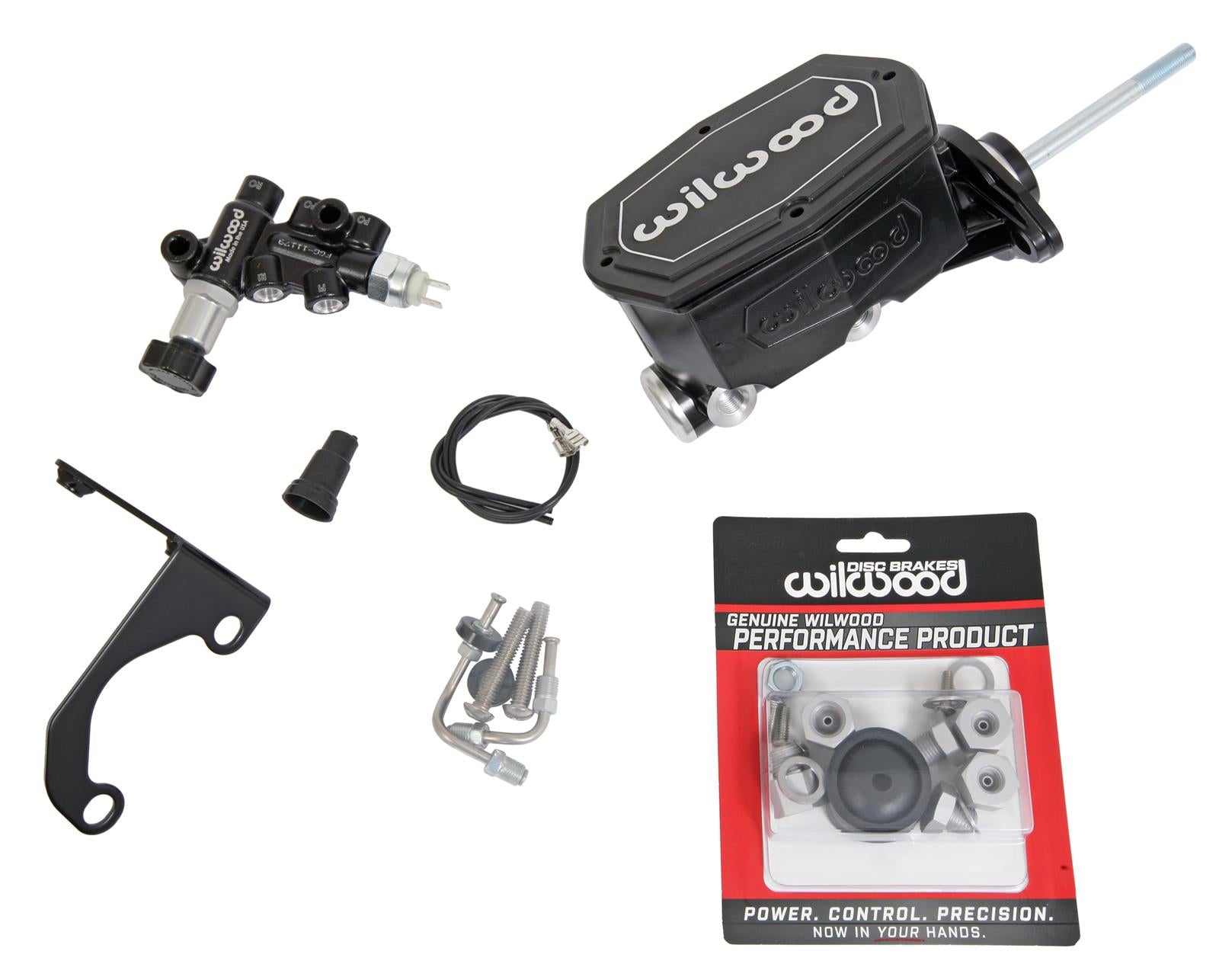 Wilwood Aluminum Tandem Compact Master Cylinder Kits 261-14962-BK
