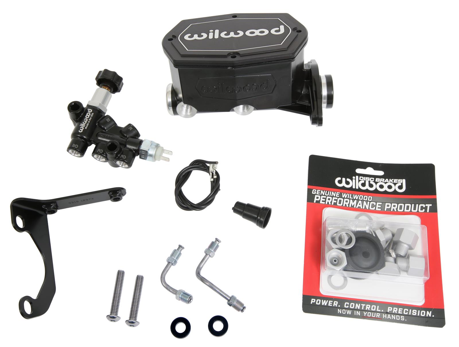 Wilwood Aluminum Tandem Compact Master Cylinder Kits 261-14963-BK
