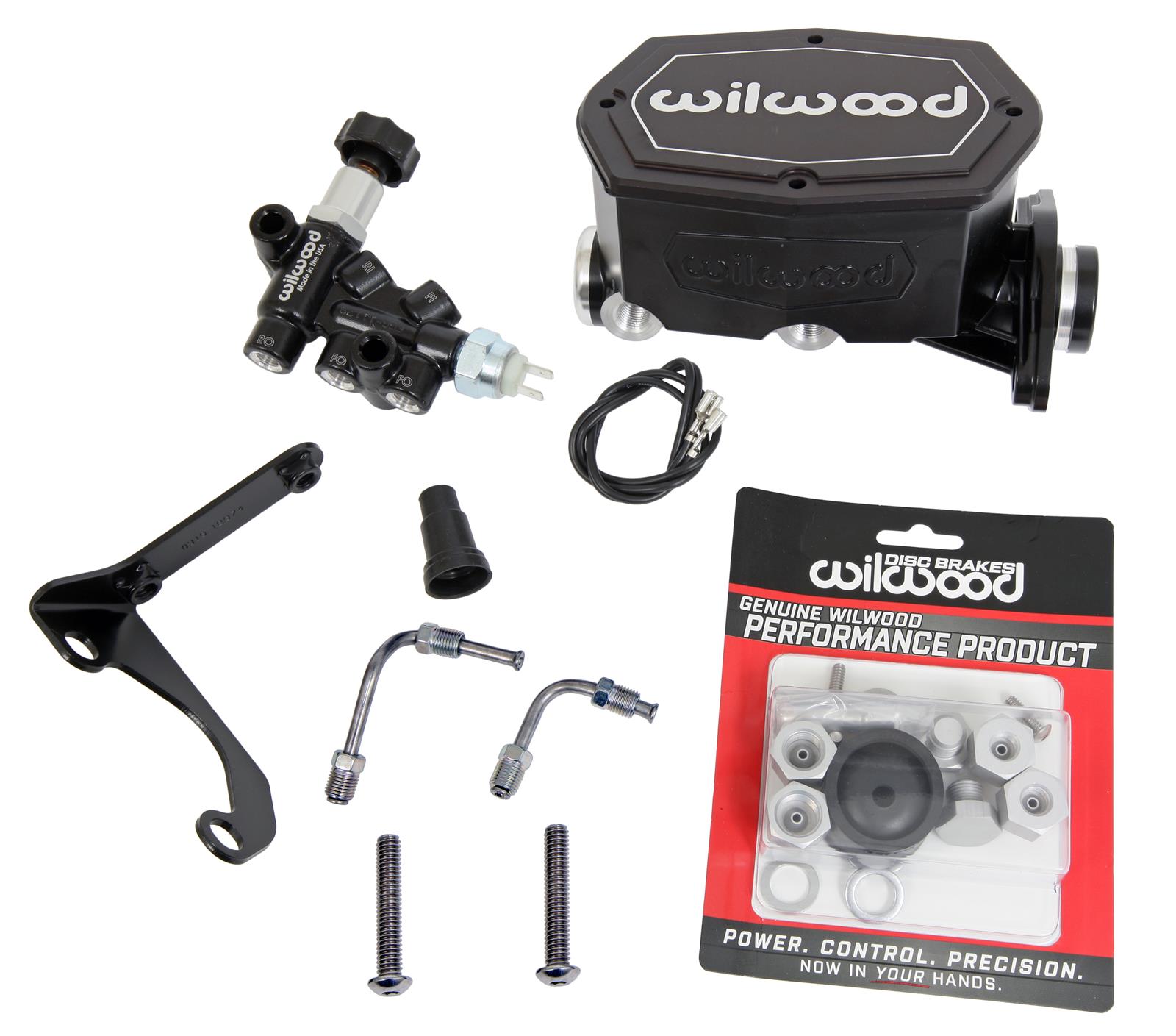 Wilwood Aluminum Tandem Compact Master Cylinder Kits 261-14964-BK