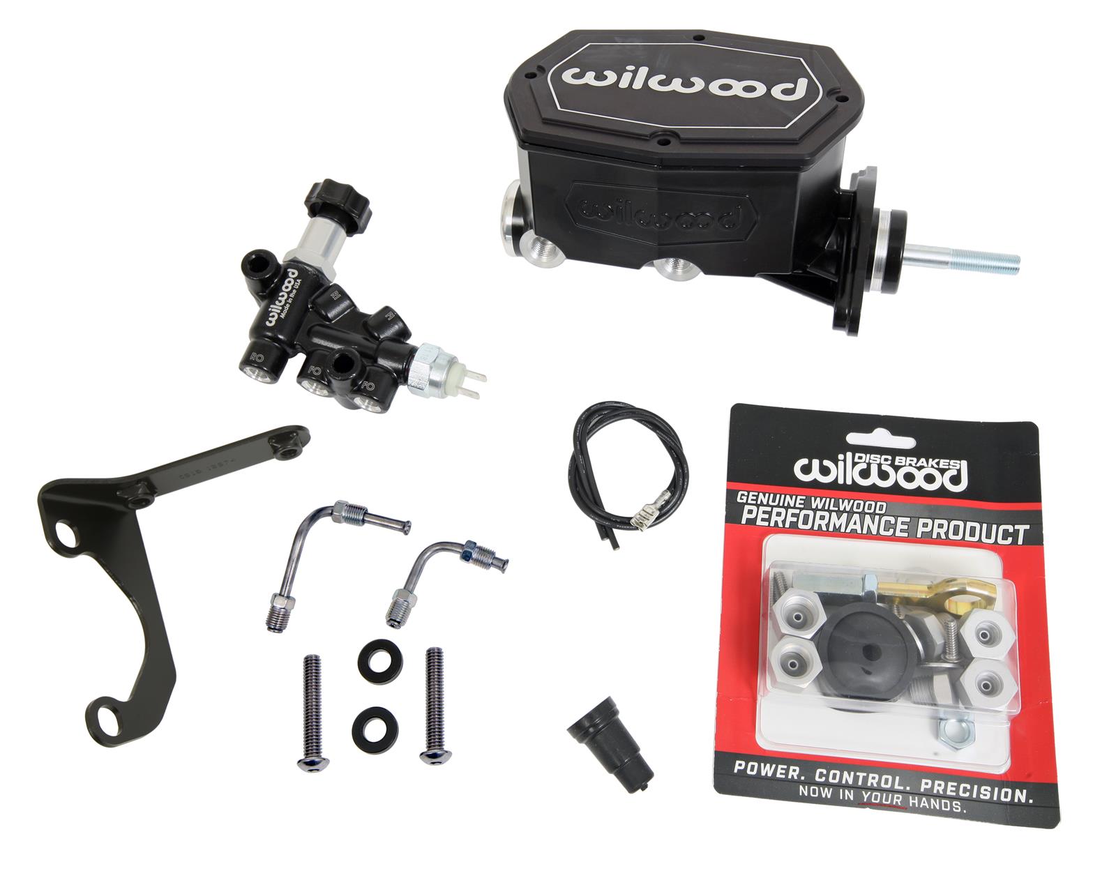 Wilwood Aluminum Tandem Compact Master Cylinder Kits 261-15523-BK