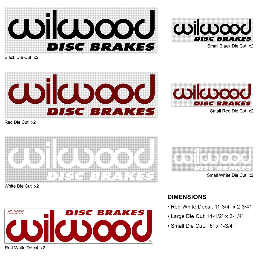 Wilwood Disc Brakes Decals and Stickers 400-16495