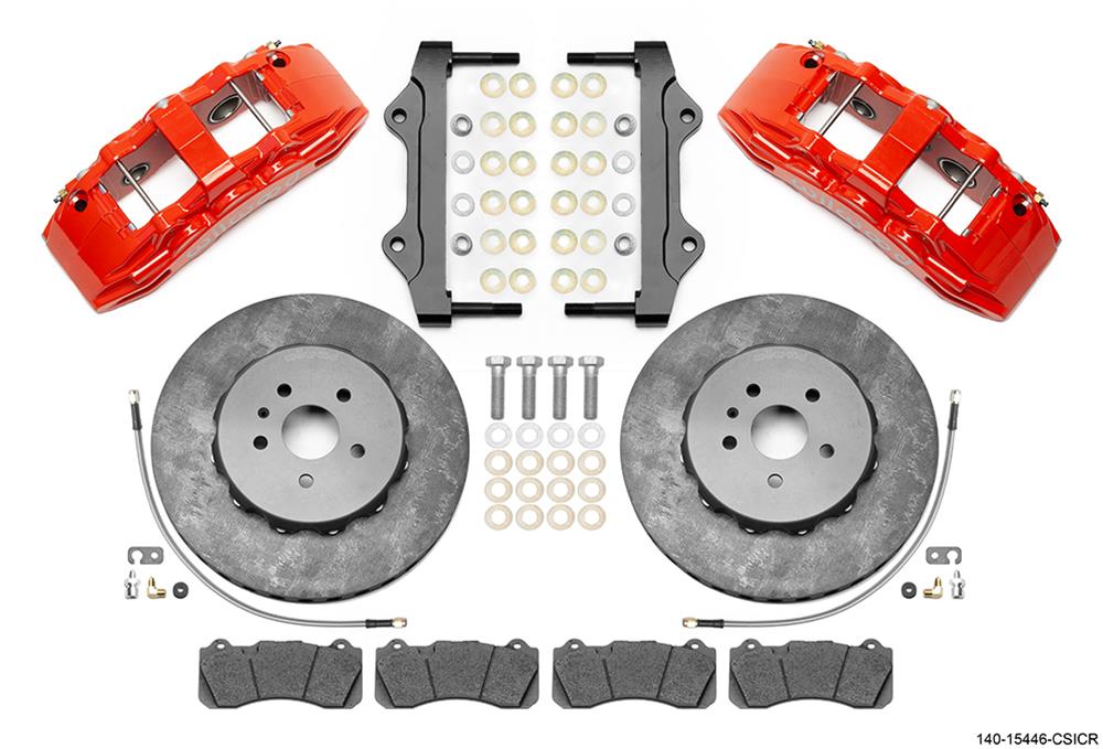 Wilwood SX6R WCCB Carbon-Ceramic Big Brake Front Brake Kits 140-15446-CSICR