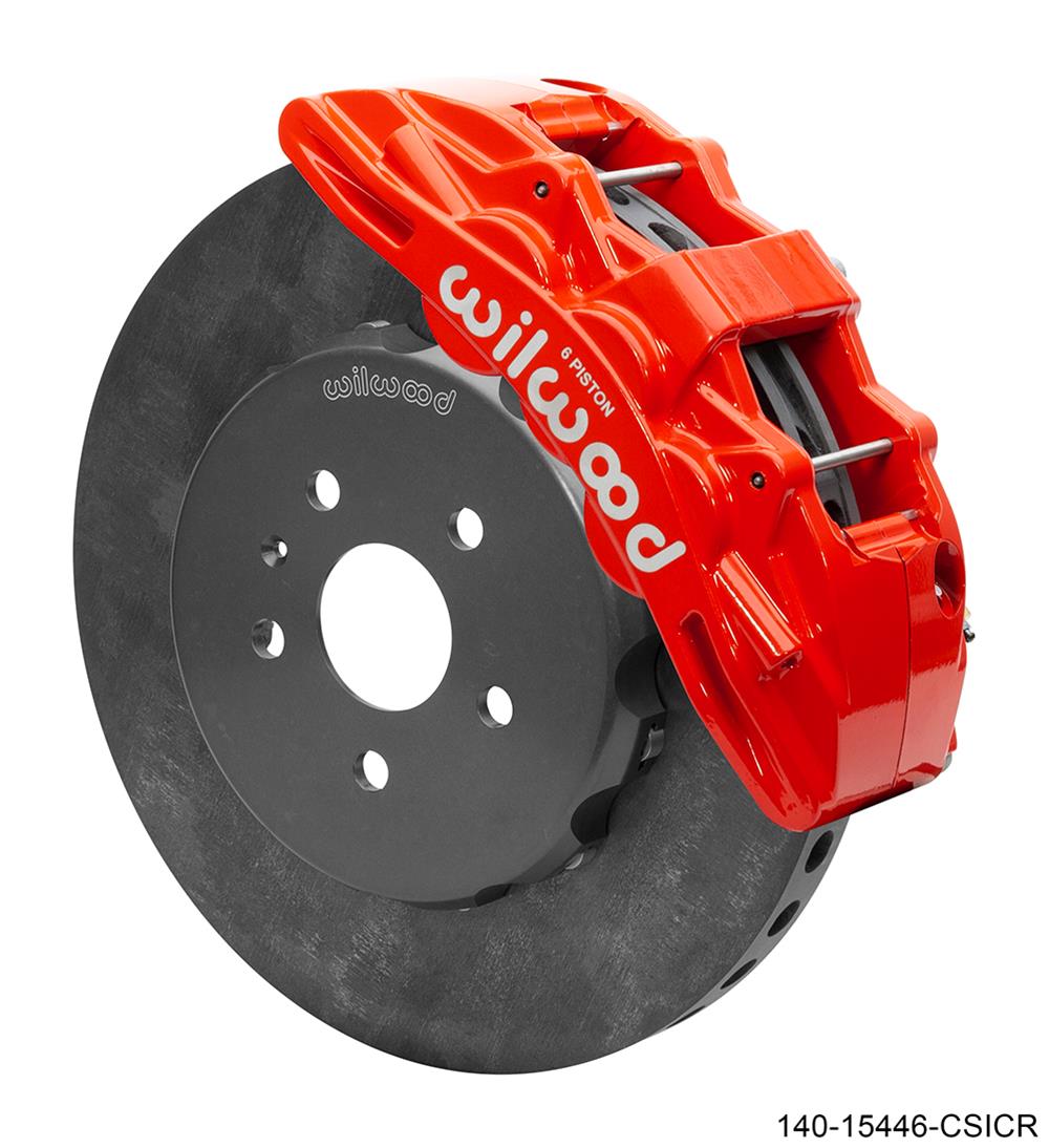 Wilwood SX6R WCCB Carbon-Ceramic Big Brake Front Brake Kits 140-15446-CSICR