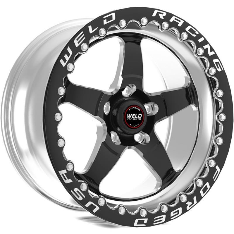 Weld Racing RT-S S71 Forged Aluminum Black Mickey Thompson Beadlock Wheels 71LB508B45F