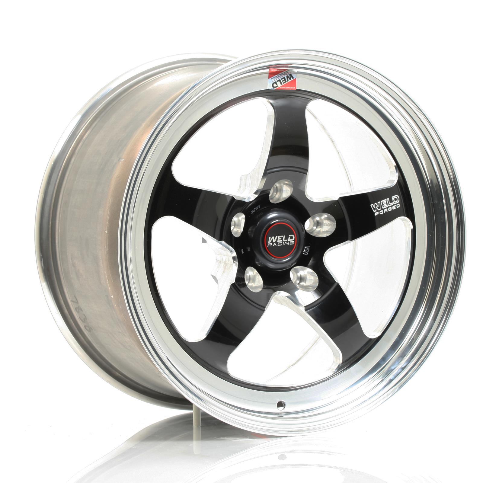 Weld Racing RT-S S71 Forged Aluminum Black Anodized Wheels 71HB7100N72A