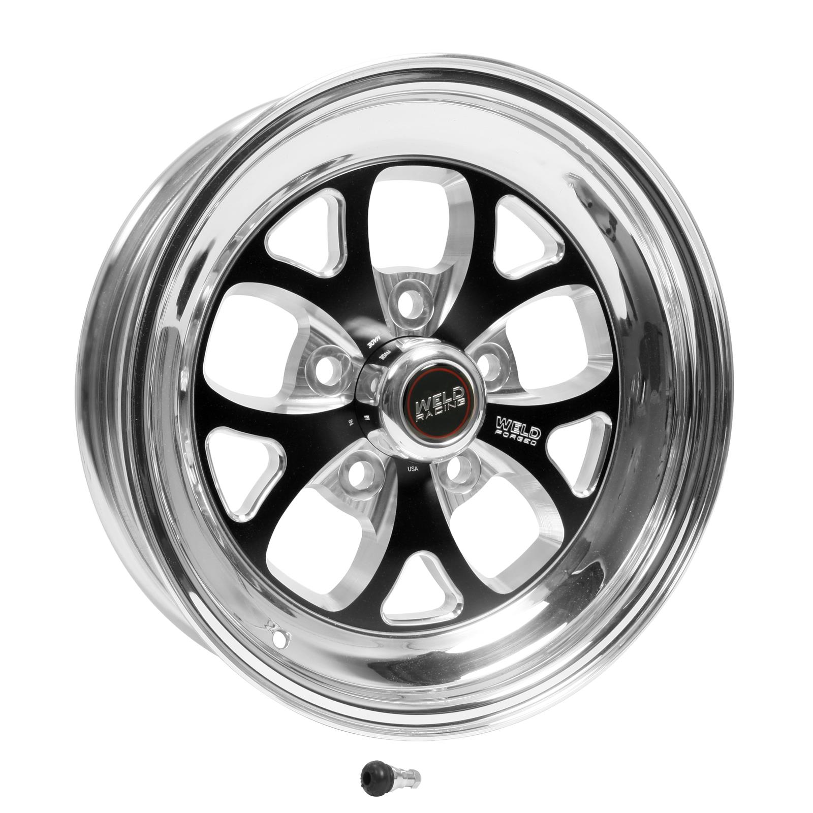Weld Racing RT-S S76 Forged Aluminum Black Anodized Wheels 76LB-504B16A