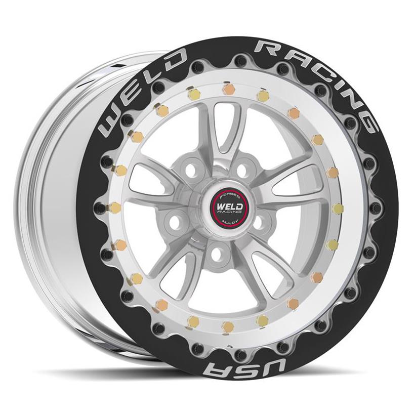 Weld Racing RT Full Throttle Polished Mickey Thompson Beadlock Wheels 793P510264F