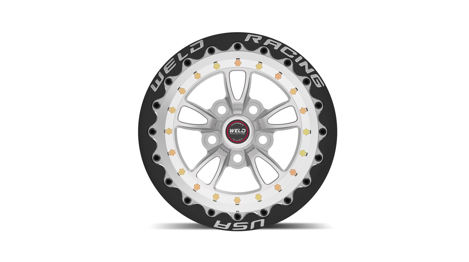 Weld Racing RT Full Throttle Polished Mickey Thompson Beadlock Wheels 793P510264G