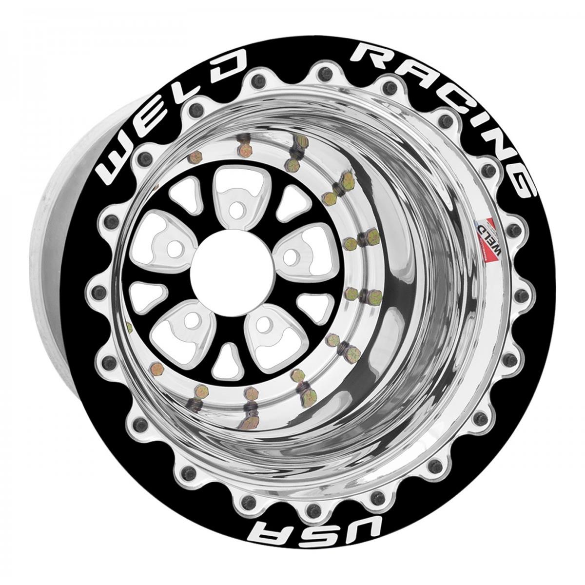 Weld Racing V-Series Black Mickey Thompson Beadlock Wheels 84B513216F