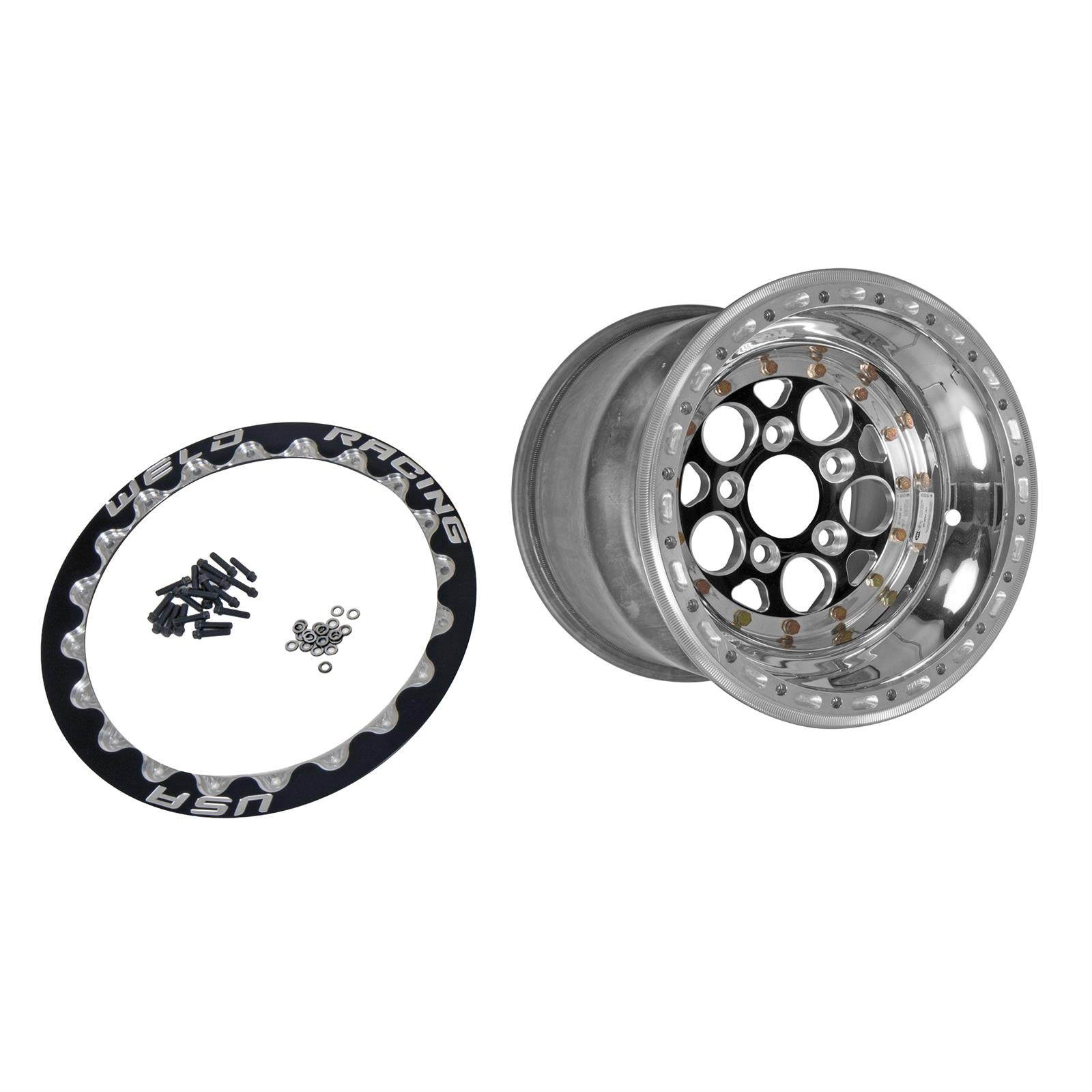Weld Racing Magnum Drag 2.0 Black Mickey Thompson Beadlock Wheels 86B514286F