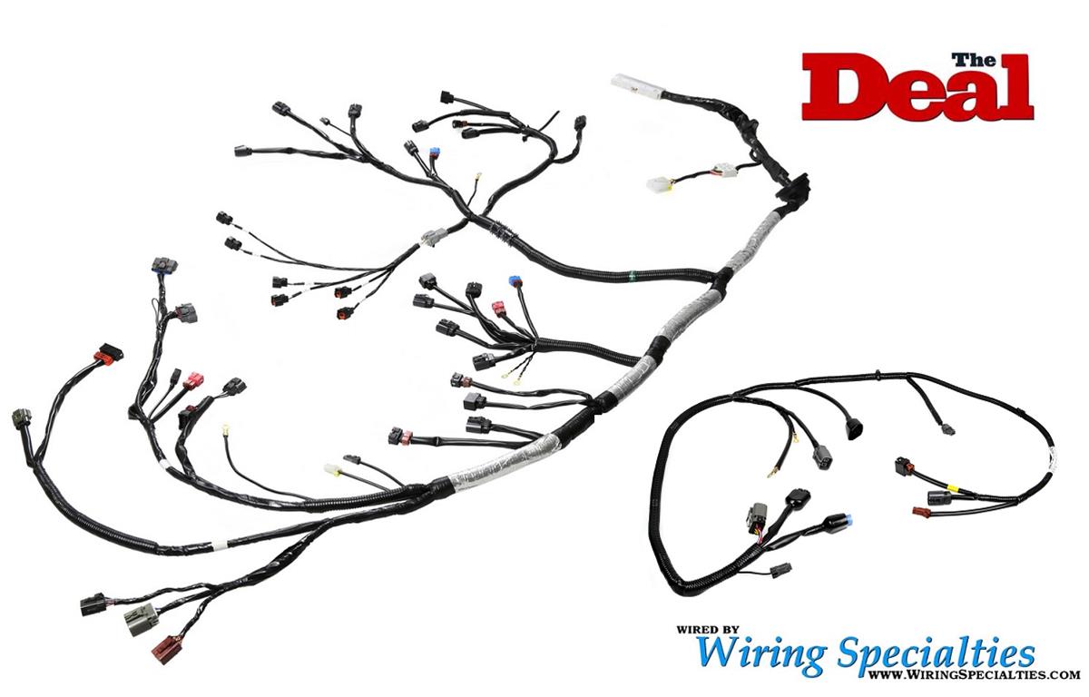 Wiring Specialties OEM Series 300zx Z32 Engine Wiring Harnesses WOZ32LCOMBOMTO