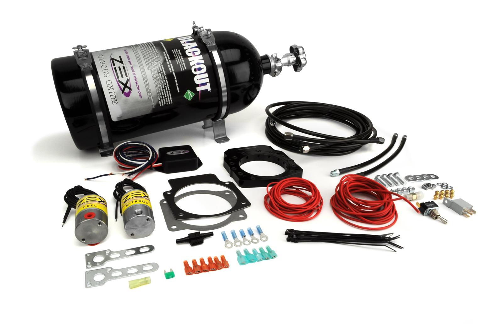 ZEX LS Series Perimeter Plate Blackout Nitrous Systems 82391