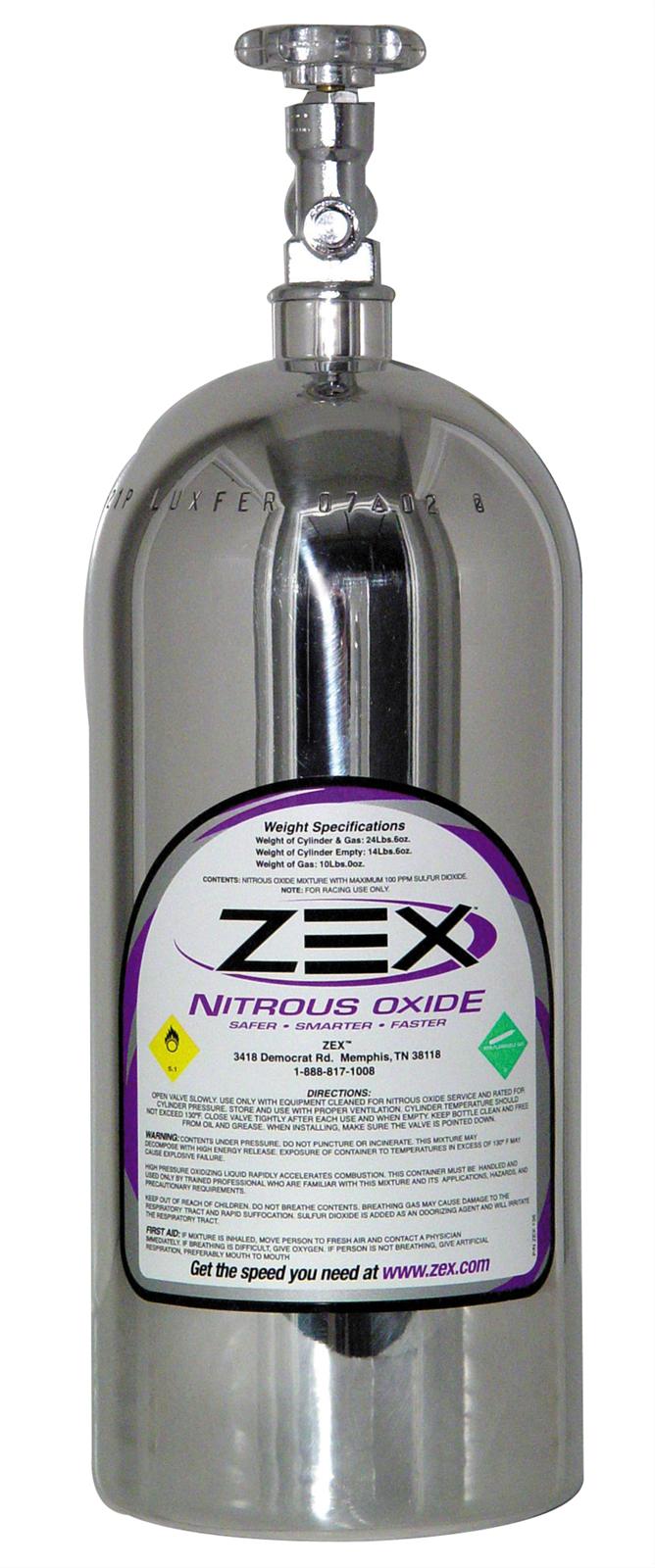 Zex Nitrous Oxide Systems Nitrous Oxide Bottles NS6740P